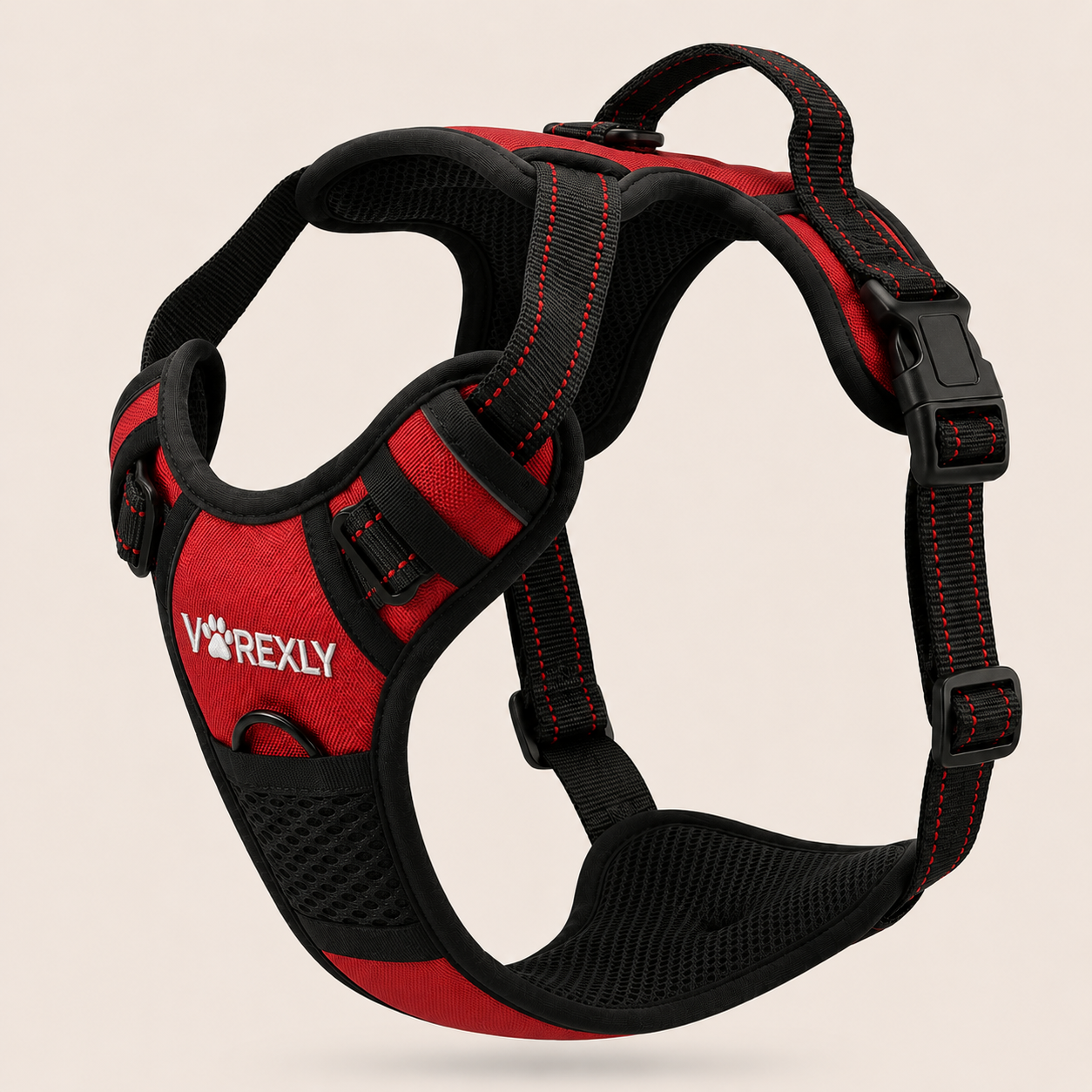 Harnais VOREXLY™ — double anneau d'attache clip frontal et anneau dorsal